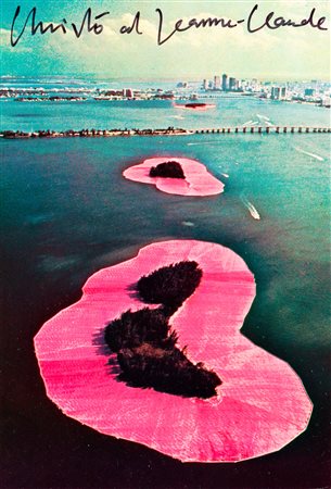 CHRISTO & JEANNE-CLAUDE (1935) - Surrounded Islands, Biscayne Bay, Greater Miami Florida 1980-1983