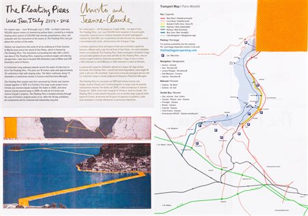 CHRISTO (1935) - The floating piers, 2016