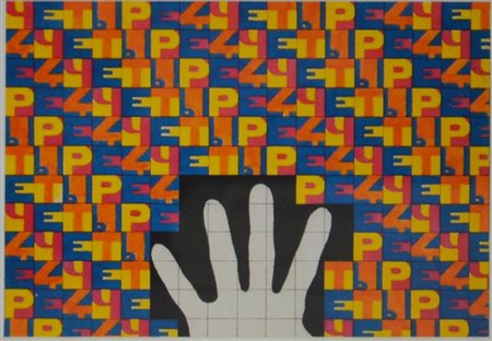 Alighiero Boetti DA UNO A DIECI (4) cartolina, cm 10x15, tiratura limitata a...