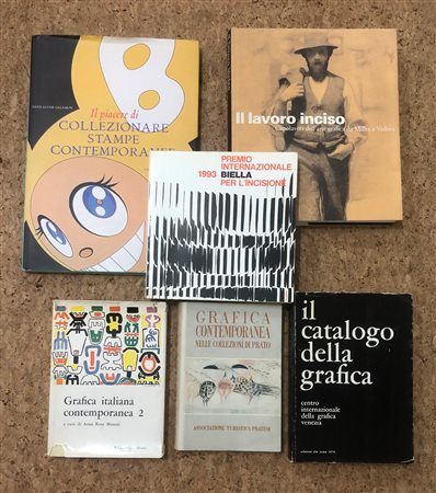 GRAFICA MODERNA E CONTEMPORANEA - Lotto unico di 6 cataloghi