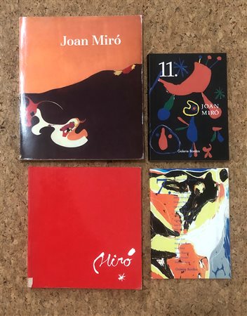 JOAN MIRÒ - Lotto unico di 4 cataloghi