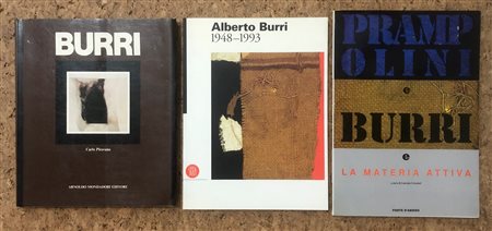 ALBERTO BURRI - Lotto unico di 3 cataloghi