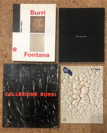 ALBERTO BURRI - Lotto unico di 4 cataloghi