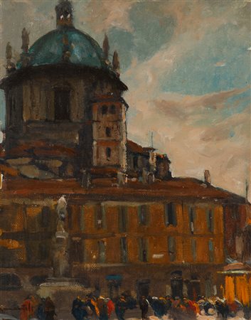 BERNARDO GENTILI (1900-1963) - Piazza Vetra, 1936