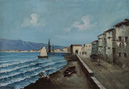 Cesare Bentivoglio Paesaggio Ligure