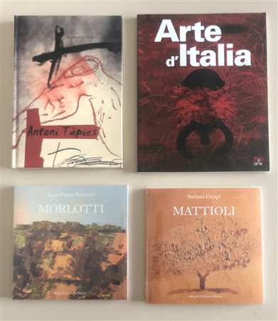 INFORMALE (MORLOTTI, TÀPIES, MATTIOLI, AUTORI VARI) - Lotto unico di 4 cataloghi