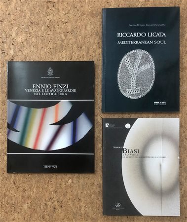 ARTISTI VENETI (BIASI, LICATA, FINZI) - Lotto unico di 3 cataloghi