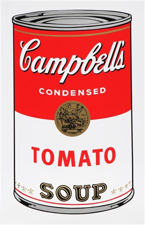WARHOL ANDY (1928 - 1987) Campbell Soup. Serigrafia. Cm 58,5x88. Al retro...