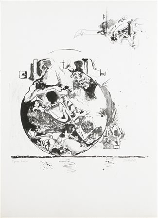 SUTHERLAND GRAHAM (1903 - 1980) Conglomerato. 1970. Litografia. Cm 51x70....