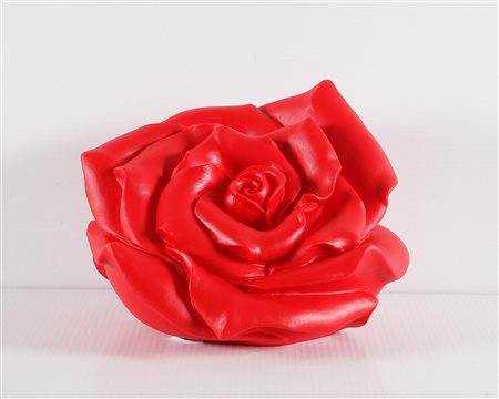 HORL OTTMAR (n. 1950) Rosa rossa. 2010. Plastica dura. Cm 33x20. Tir. 20/250...