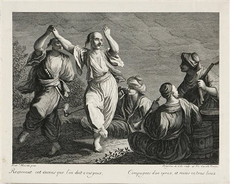 DAL COLLE PELLEGRINO (1737 - 1812) Ballo dei compagni dello sposo. 1780....