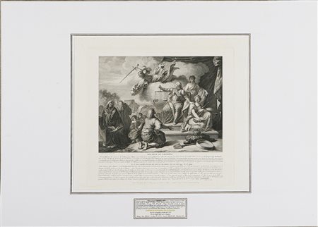 VANGELISTI VINCENZO (1728 - 1798) La bilancia di Federico. 1780. Bulino. Cm...