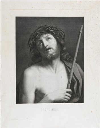 FONTANA PIETRO (1762 - 1837) Ecce Homo. Bulino. Cm 70,5x56. Incisione...