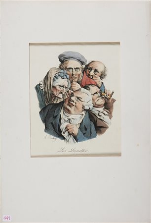 BOILLY LOUIS-LEOPOLD (1761 - 1845) Gli occhiali (Les Lunettes). 1827....