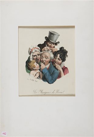 BOILLY LOUIS-LEOPOLD (1761 - 1845) I mangiatori di noci (Les Mangeurs de...