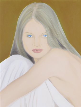 ALBERTO CASTELLI Torino 1970 Melanie, 2000 olio su tela cm. 61x46, firma,...