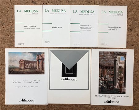 GALLERIA LA MEDUSA - ROMA - Lotto unico di 7 cataloghi editi dalla Galleria