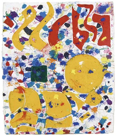 SAM FRANCIS San Mateo (California) 1923 - 1994 SFM-82-091 1982 monotipo su...