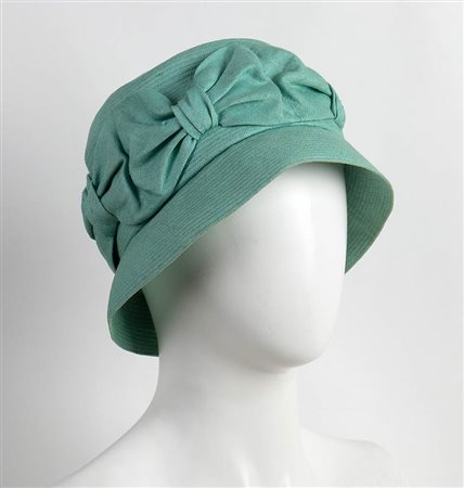 JACQUES FATH<br>CAPPELLO IN SETA E COTONE<br>Anni 60