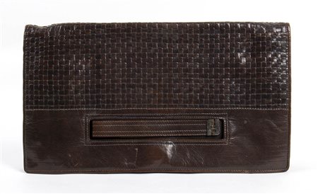 FENDI<br>BORSA - POCHETTE IN PELLE<br>Anni ‘70