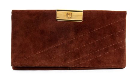 FENDI<br>POCHETTE IN CAMOSCIO<br>Anni ‘70