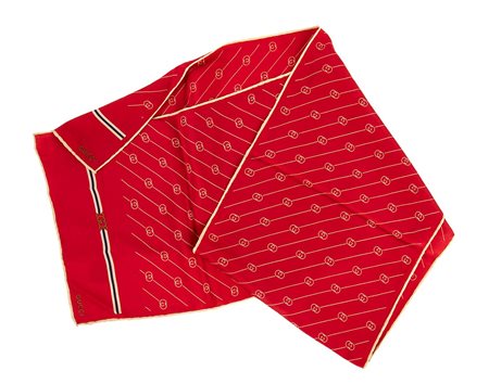 GUCCI<br>FOULARD SCIARPA IN SETA<br>Anni 70