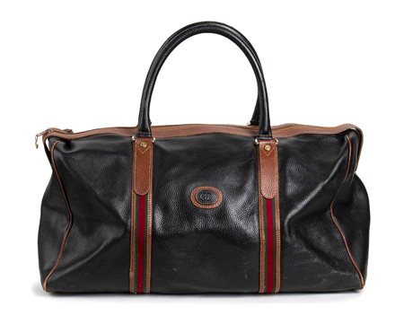 GUCCI<br>BORSA DA VIAGGIO IN PELLE<br>Anni ‘80