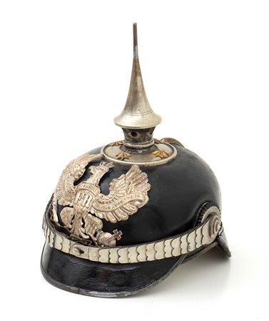 Germania (Prussia) , ultimo quarto XIX sec,  Pickelhaube da ufficiale del genio