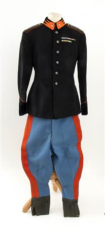 Italia, Regno, inizi XX sec, Uniforme m.1903 da maresciallo dei cavalleggeri di Alessandria