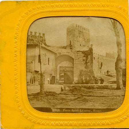 Porta San Lorenzo a Roma, 1865 circa