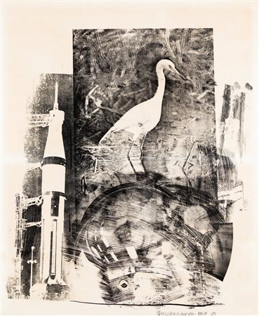 ROBERT RAUSCHENBERG (1925-2008) - Horn (Stoned Moon), 1969