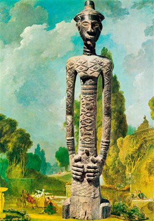 JIRI KOLAR (1914-2002) - Negerskulptur, 1969