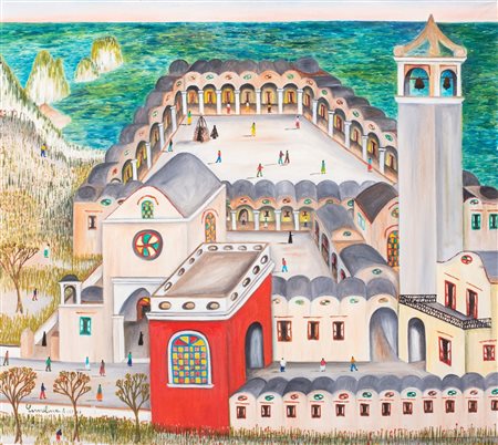 Carmelina di Capri (Capri 1920-2004)  - La Certosa di Capri, 1971