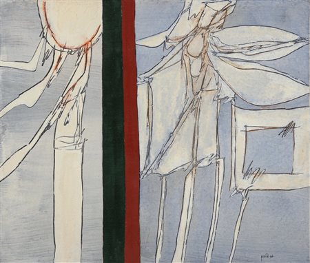 Achille Perilli (Roma 1927)  - La voce isolata, 1966