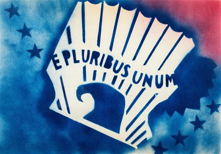 Franco Angeli (Roma 1935-1988)  - E pluribus unum