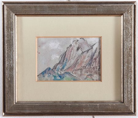 Filippo Albertoni (Reggio Emilia 1930 - Bologna 2011), “Montagna a Cortina”, 1969.