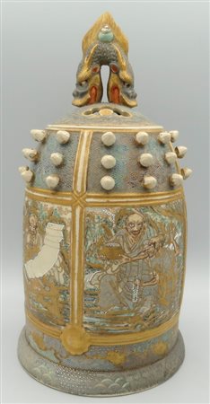 Manifattura Satsuma -  A Satsuma porcelain incense burner