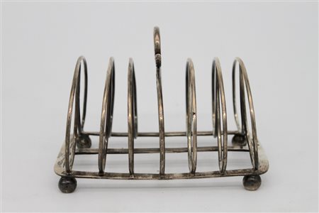 Porta toast in argento - A silver toast rack