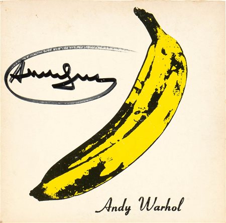 ANDY WARHOL<br>Pittsburgh, 1928 - New York, 1987 - Cover dell’Album ‘Velvet Underground & Nico” -Banana, 1967