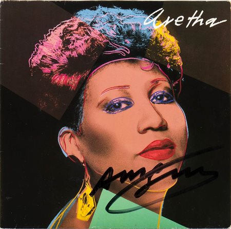 ANDY WARHOL<br>Pittsburgh, 1928 - New York, 1987 - Cover dell’Album “Aretha” di Aretha Franklin, 1986