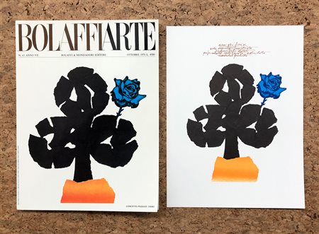 LIBRI D'ARTE CON OPERE ALL'INTERNO (CONCETTO POZZATI)) - Bolaffiarte N.63, 1976