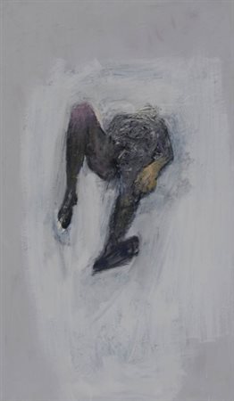ANGELO BORDIGA 1963 " Maglia bianca ", 2005 Olio su tela, cm. 117 x 700...