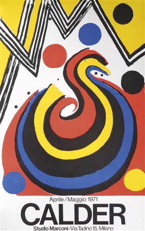 Alexander Calder Plakat/Manifesto Alexander Calder;Litografia a col., 89 x 56...