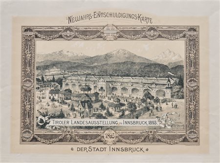 Biglietto per l’esenzione dagli auguri di buon anno di Innsbruck,...