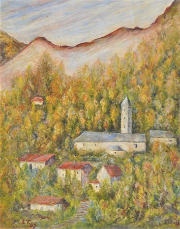 Luis Trenker (St. Ulrich/Ortisei 1892 – Bozen/Bolzano 1990) Villaggio in...