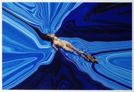 Pino Settanni (Grottaglie, 1949 - 2010) Sirena nell'acqua Stampa lambda, cm....