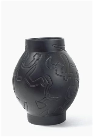 Carla Accardi (Trapani, 1924) Senza titolo, 1992 Vaso nero in ceramica,...