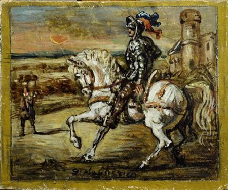 Giorgio de Chirico (Volos, 1888 - Roma, 1978) Cavallo e Cavaliere, metà anni...