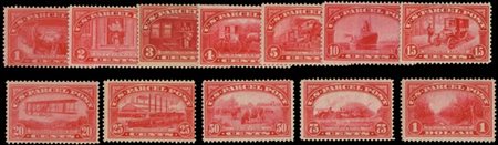 UNITED STATES 1913
Parcel post. Complete set of 12 values

MH..........(Sc. Q1/