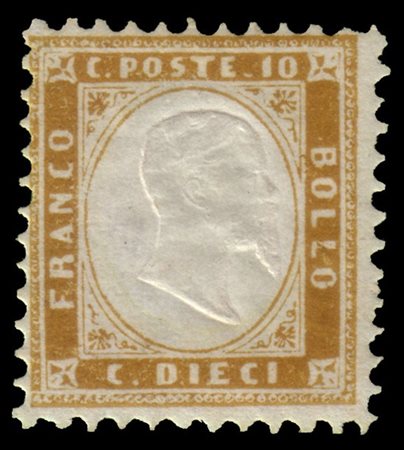 REGNO D'ITALIA 1862
10c. bistro giallastro, pos. 3

Provenienza
Collezione "Nim